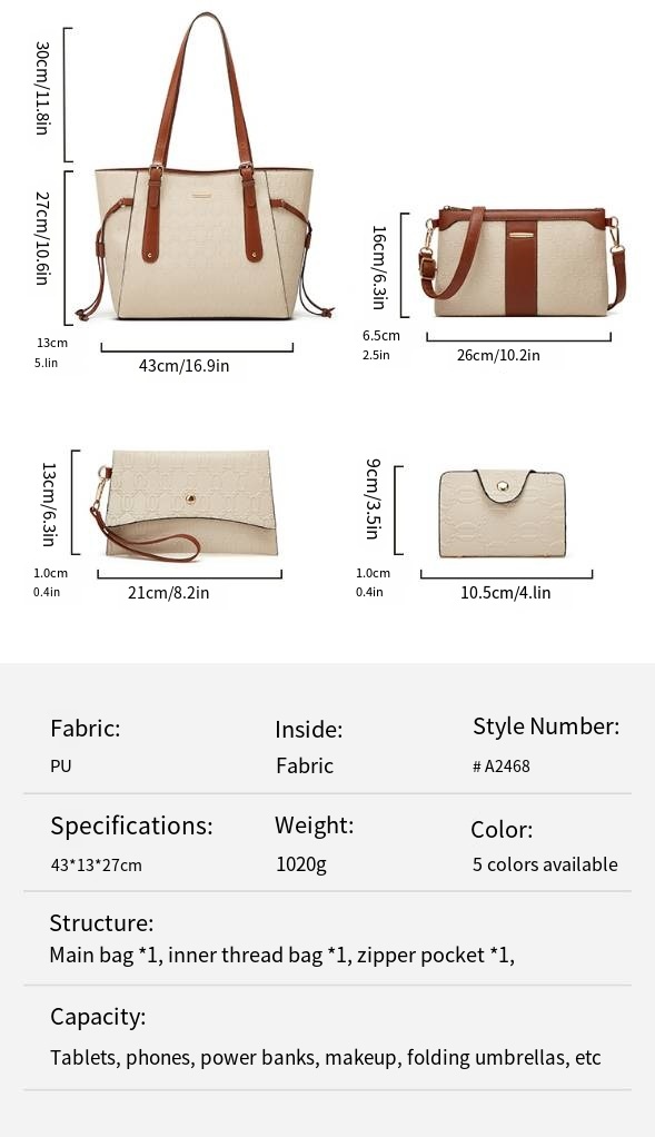 Женская новая мода 3-Piece Crossbody сумка набор, сумка с Crossbody кошелек